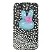 IPHONE® 4S / IPHONE® 4 COMPATIBLE FENNCY FULL DIAMOND CASE BLACK+ BLUE RABBIT
