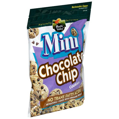 Health Valley Mini Cookie, Chocolate, 8-Ounce Packages (Pack of 6) by Health Valley