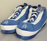 Los Angeles Dodgers MLB Wrapped Logo Plush Sneaker Slippers