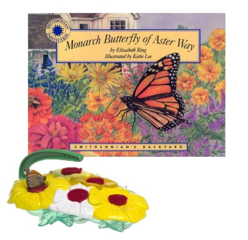 Butterfly Feeder by Insect Lore & Free Monarch Butterfly of Aster Way Book (Smithsonian's Backyard)