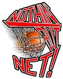 Basketball t shirts: BK-107 NOTHIN' BUT NET BASKETBALL T-SHIRT