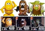 Star Wars Disney Potato Head (Mashter) Yoda (Chipbacca) Chewbacca (c3Potato) C-3PO