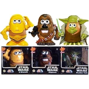 Star Wars Disney Potato Head (Mashter) Yoda (Chipbacca) Chewbacca (c3Potato) C-3PO by 