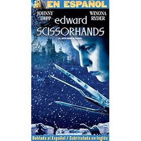 Edward Scissorhands (Spanish) (Sub) [VHS]