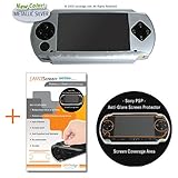 JAVOSkin Skin Case (Silver) w/ Anti Glare Screen Protector Bundle for Sony  ....