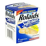 Rolaids Antacid Soft Chews, Vanilla Creme, 42-Count Boxes (Pack of 3)