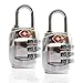 Smartrip TSA Approved Luggage Locks 2 Pack Combination Padlock For School Sturdy Zinc Alloy Gym Locker Travel Lock