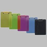 SPR01870 - Transparent Plastic Clipboard,Flat Clip,9x12,Smoke