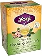 Yogi Blueberry Slim Life Green Tea, 16 Tea Bags (Pack of 6)