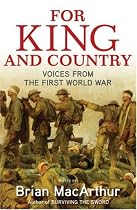 For King and Country: Voices from the First World War