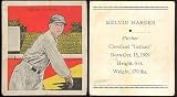 1933 Tattoo Orbit Regular (Baseball) Card# 30 Melvin Harder of the Cleveland Indians VGX Condition