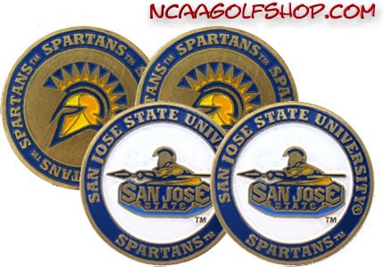 San Jose State Spartans Golf Ball Markers