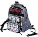 FUNK Rucksack, Bagpack, grau Allover-Print