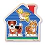 Melissa & Doug House Pets Large Peg Puzzle