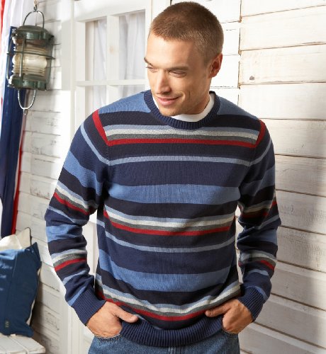 Blue Harbour Heritage Pure Cotton Multi Stripe Jumper