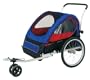 Schwinn Trailblazer Double Bicycle Trailer (Blue/Red/Black)