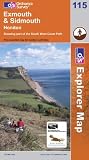 Exmouth and Sidmouth, Honiton (Explorer Maps 115 Map)