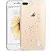ESR iPhone 7 Plus Case, iPhone 7 Plus Clear Soft TPU Protective Case Back Cover with Cute Cartoon Pattern [Slim Fit] [Ultra Thin] for 5.5 inches iPhone 7 Plus (2016 Release)(Floral Bunny)