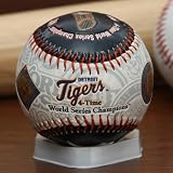 Rawlings Detroit Tigers 4X World Series Champs Collectible Baseball