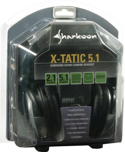 Sharkoon X-Tatic 5.1 2nd Revision Dolby&reg; Digital Certified Headphones