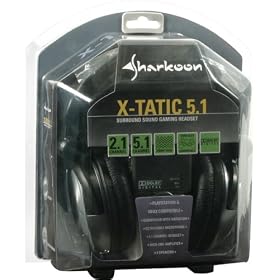 Sharkoon X-Tatic 5.1 2nd Revision Dolby� Digital Certified Headphones
