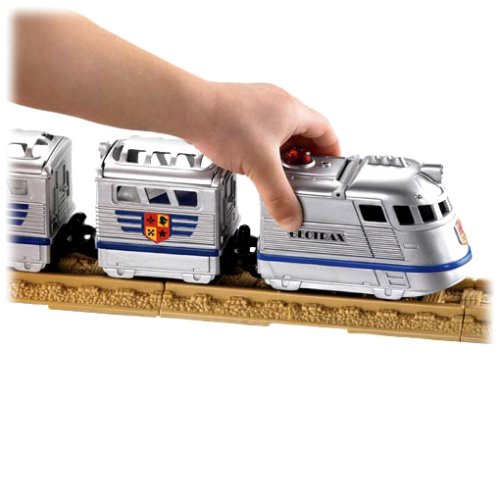 Fisher-Price GeoTrax Rail and Road System RC Set with Figure Assortment