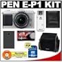 Olympus PEN E-P1 Micro Four Thirds Digital Camera & Micro 14-42mm Lens + 16GB Card + BLS-1 Battery + Case + Accessory Kit