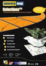Memory-Map V5 Selections -  OS 1:25,000 - Up to 2,500 sqkm