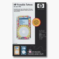 HP iPod Printable Tattoos, 10 Pack – Q6625A