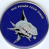 The Poker Shark Food Chain Poker Weight Card Cover Guard