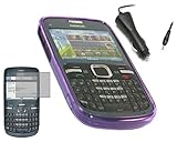 iTALKonline ProGel TRIO PURPLE Soft GEL Case/Cover/Skin, LCD Screen/Scratch ....