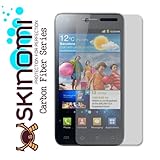 Skinomi TechSkin - Silver Carbon Fiber Film Shield & Screen Protector for S ....