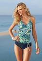 Chadwicks Surplice Babydoll Tankini
