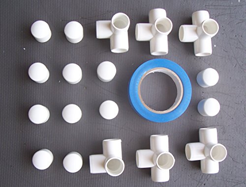 Agility Gear Fixed Weave Pole Kit ( 6 pole kit - use with 3/4