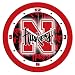 Nebraska Cornhuskers Suntime 12 Dimension Glass Crystal Wall Clock - NCAA College Athletics