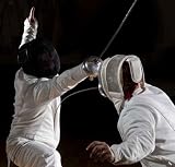 Épée Swordsmen Fencing. - 24"W x 23"H - Peel and Stick Wall Decal by Wallmonkeys