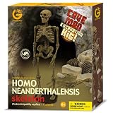 Cave Man Excavation Kit - Neanderthal Anthropology Skeleton Dig Paleontology Kit