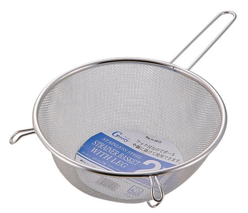 パール金属 グッティ ステンレス製 ストレーナー ザル足付21cm H-5912