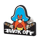 Yosemite Sam Back Off Hitch Cover by Plasticolor