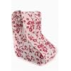 Pink Flower Wellington Boot Bag