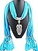 Elegant Charm Owl Pendant Jewelry Necklace Scarf