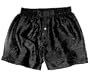 Black Crinkle 100% Madras Silk Boxers by Royal Silk - Large