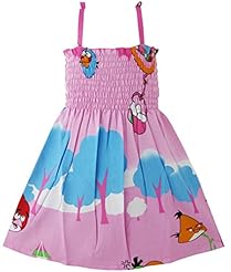 Girls Cotton 2015 Shirred  Dress