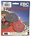 EBC Brakes FA94V Semi Sintered Disc Brake Pad, Black, One-Size