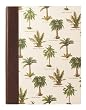 Floral with Genuine Italian Leather Binding Wedding Album, Scrapbook