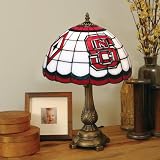 19" NCAA North Carolina State Wolfpacks Logo Tiffany Style Table Lamp