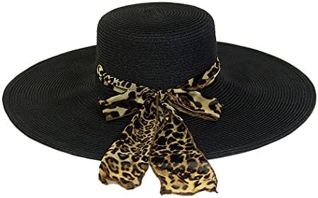 HBY Miami Wide Brim Toyo Braid Hat-Black-O/S