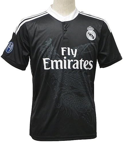 Real Madrid C.F. Short Sleeves Third Soccer Jersey 2014 Football Shirts (M)
