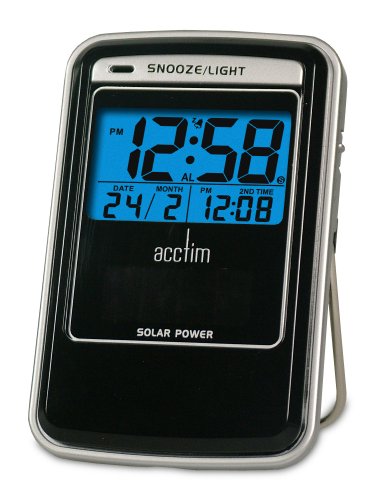 Acctim Solar Dual Travel Alarm Clock Picture