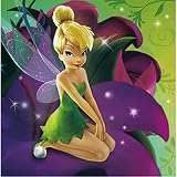 Disney's Tinker Bell Beverage Napkins, 16-Count Packages (Pack of 6)